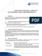 Policy On Related Parties, Conflict of Interest and Confidentiality
