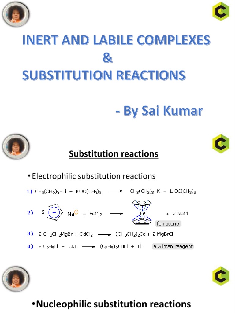 Inert vs Labile Complexes Explained | PDF | Coordination Complex ...