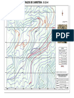 3 Trazos de Carretera Con Pendiente 3, 3.5 y 4 en El Plano Topogràfico PDF