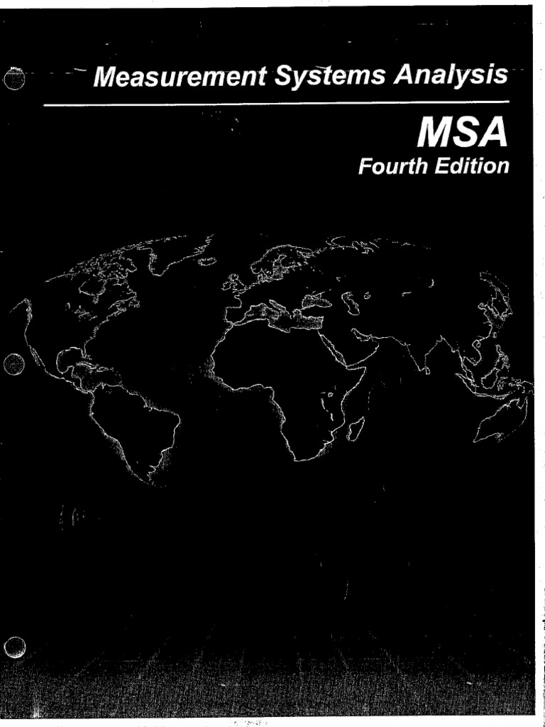 Measurement Systems Analysis MSA 4 Edition 11-Oct-10 PDF | PDF