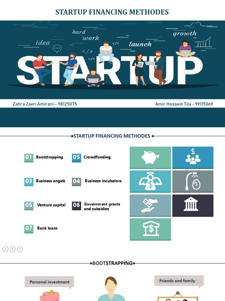 Startup Financing Methods Overview | PDF | Venture Capital | Corporate ...