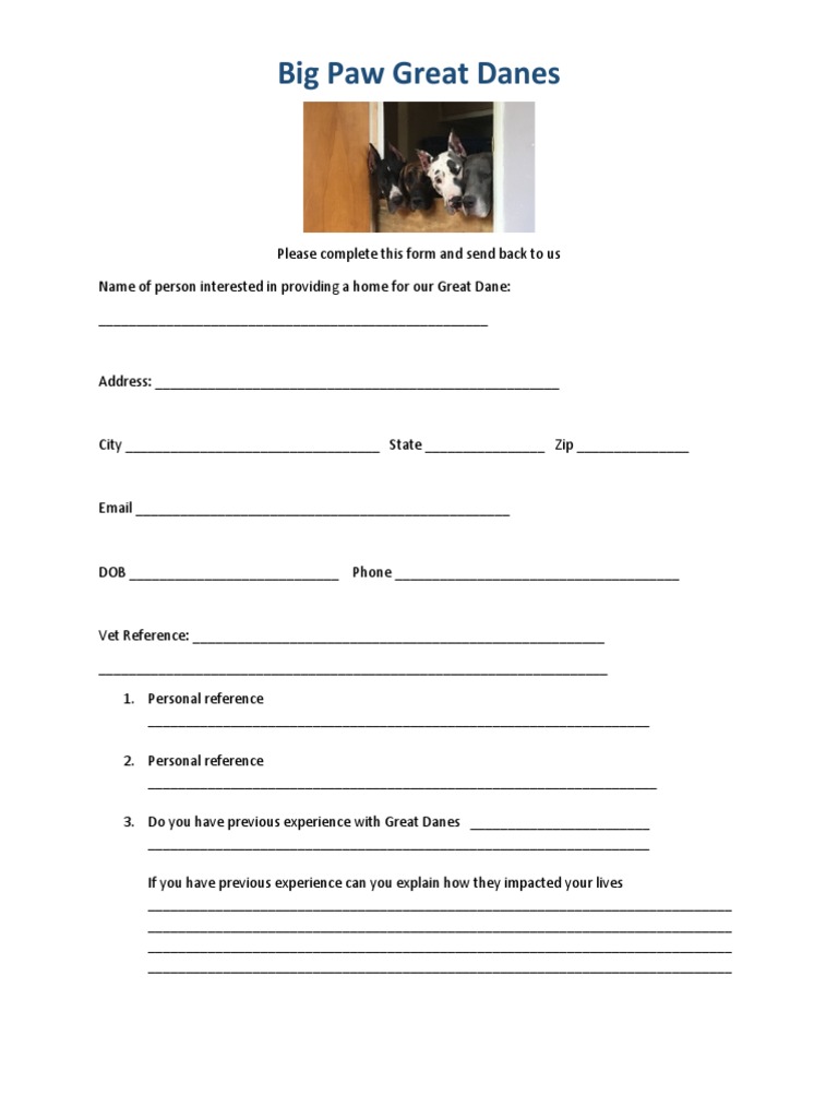 Bigpawapplication | PDF | Law