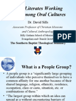 Literates Working Among Oral Cultures - SE Conference