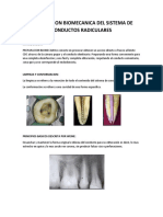 Preparacion Biomecanica Del Sistema de Conductos Radiculares