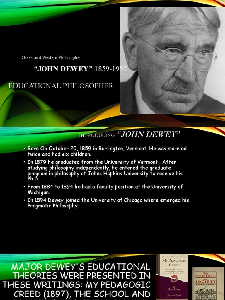 John Deweys Educational Theory And Educational Im Pdf – KOALXJ