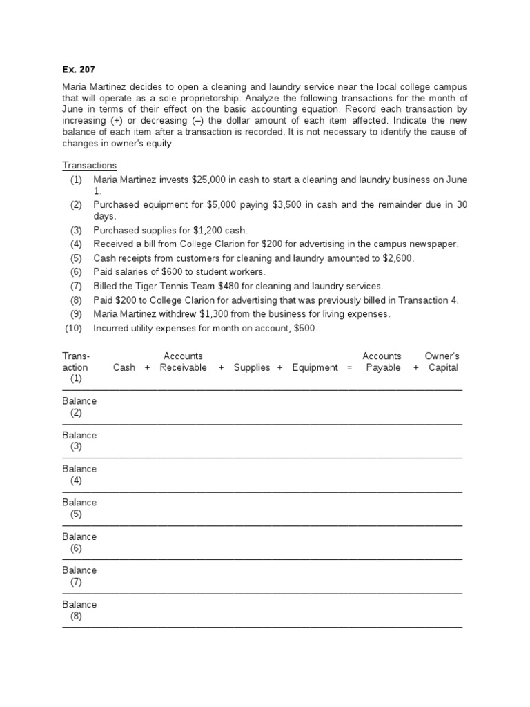 Ex 1 | PDF | Business | Finance & Money Management