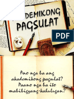 Akademikong Pagsulat PDF