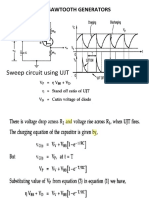Sweep Circuit Using UJT