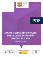 Auxiliar de Infantil - AVANZADOEDUCACIONEMOCIONAL - Online - Distancia PDF