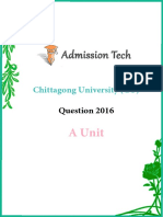 A Unit: Chittagong University (CU)