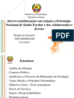 Estratégia Saúde Escolar Moçambique