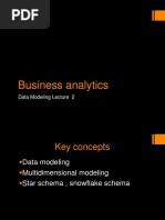 Busiess Analytics Data Modeling Lecture 2