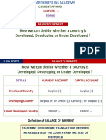 How We Can Decide Whether A Country Is Developed, Developing or Under Developed ?
