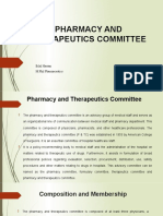 PHARMACY AND THERAPEUTICS COMMITTEE Edited 12345