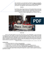 Proposta 05 - A participação popular na transformação social do país