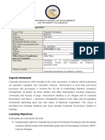 Outline - Corporate Governance PDF