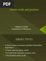 Amino Acids and Proteins