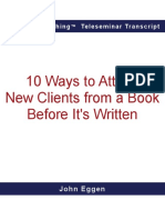 The Top 10 Ways To Attract New Clients From A Book Before It's Written