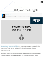 Before The NDA, Own The IP Rights - EveryNDA PDF