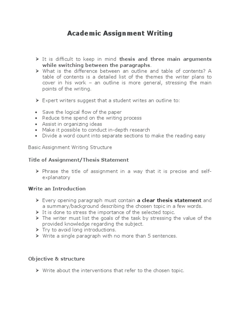 How To Write An Assignment | PDF | Essays | Epistemology