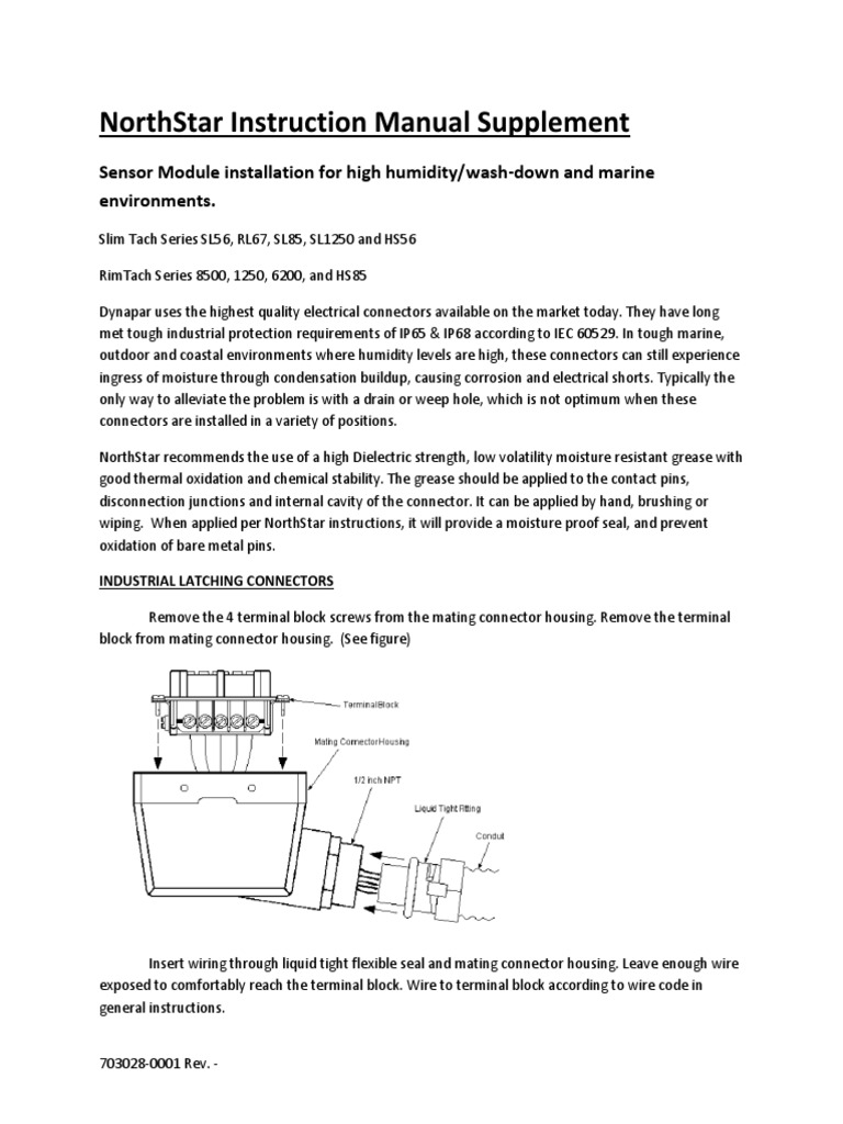 Northstar Instruction Manual Supplement: Sensor Module Installation For ...