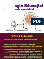 01 - Psihologia Educatiei - Domeniu Specializat