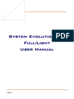 System Evolution 4.0 Full/Light User Manual: English 1