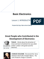 Basic Electronics: Lesson 1: Introduction