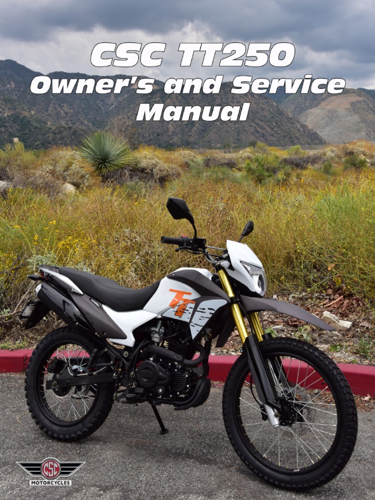TT250 Owner's and Service Manual | PDF | Clutch | Carburetor
