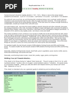 The PRAL Table | PDF | Foods | Food And Drink