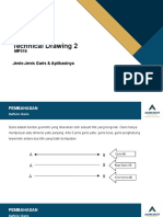 MF016 Technical Drawing 2 Jenis Garis & Aplikasinya Teori