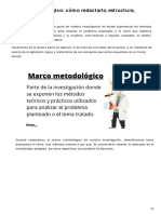 Guía para Marco Metodológico PDF