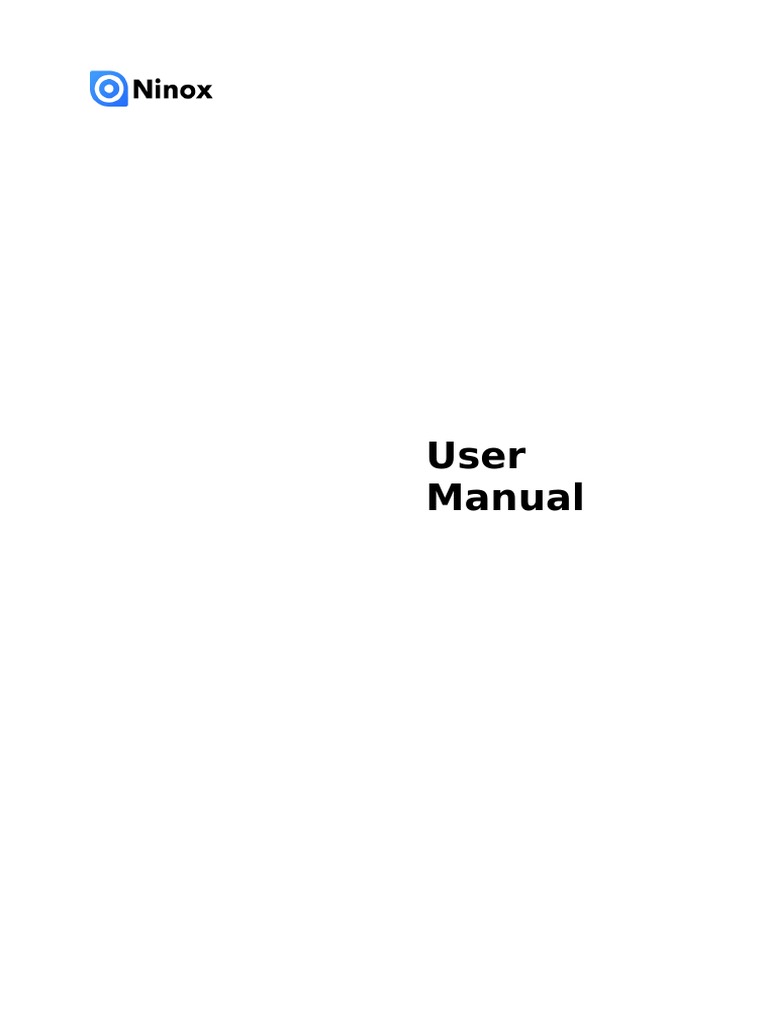Ninox User Manual Overview | PDF | I Cloud | Ios