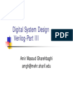 Digital System Design Verilog-Part III: Amir Masoud Gharehbaghi Amgh@mehr - Sharif.edu
