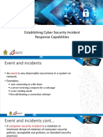 E. Establishing Cybersecurity Incident Response Capabilities For BSSN PDF