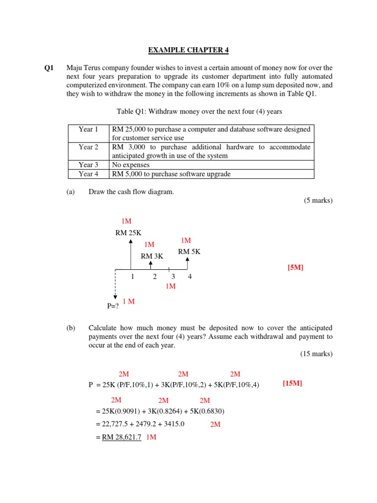 Cash Flow Analysis for Maju Terus Investment | PDF | Technology ...