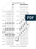 Dim 3rd Symmetrical Patterns - Page 1: 3rd Fret 3rd Fret