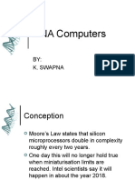 DNA Computers: BY: K. Swapna