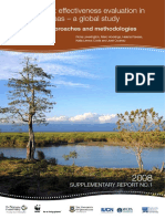 Management Effectiveness Evaluation in Protected Areas 2008
