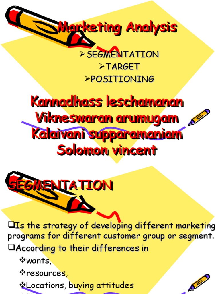 Marketing Segmentation and Targeting Strategies | PDF | Market ...