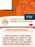 Lesson 15:starting Adobe Illustrator