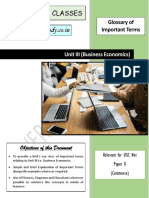 Glossary Business Economics Final PDF