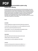 Online Book Recommendation System Using Collaborative Filtering