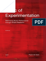 Assis - 2018 - Logic of Experimentation Rethinking Music Performance Through Artistic Research