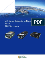 LIM Series: Industrial Lithium Ion Battery:: LIM25H Lim50En LIM40E-13/LIM40E-14