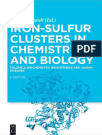 (De Gruyter Graduate) Mueller, Anja - Iron-Sulfur Clusters in Chemistry and Biology, Volume 2 - Biochemistry, Biosynthesis and Human Diseases-Degruyter (2018)