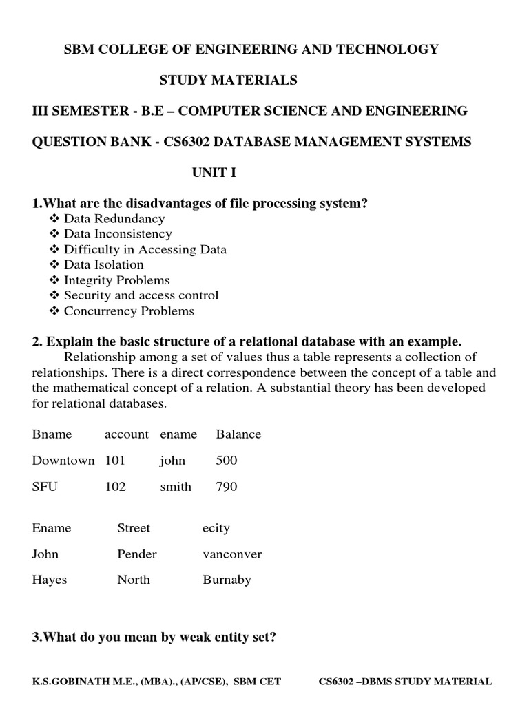 SBM College of Engineering and Technolog PDF | PDF | Conceptual Model ...
