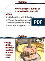 In Order To Drill Deeper, A Joint of Pipe Must Be Added To The Drill String