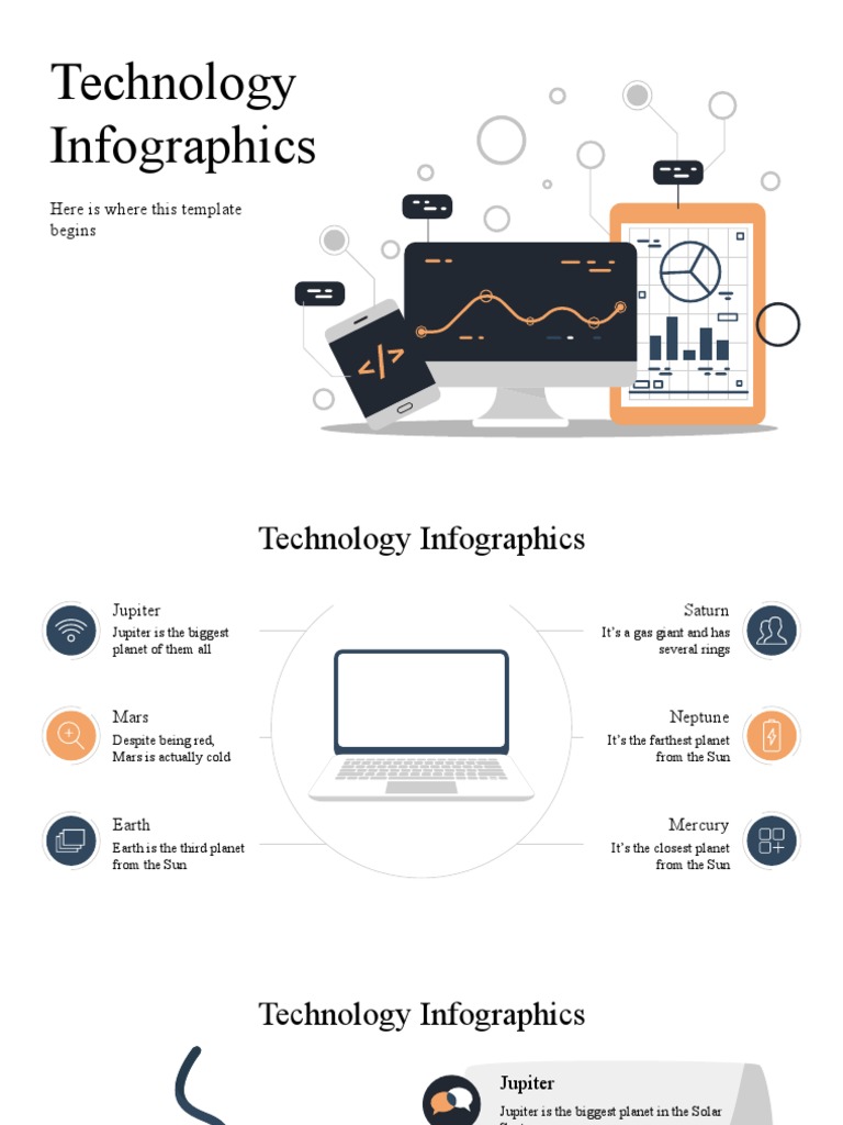 Technology Infographics by Slidesgo | PDF | Planets | Jupiter