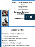 Consumer Behavior, Ninth Edition Schiffman & Kanuk: Lecture 1 - AKJ - Summer 2013